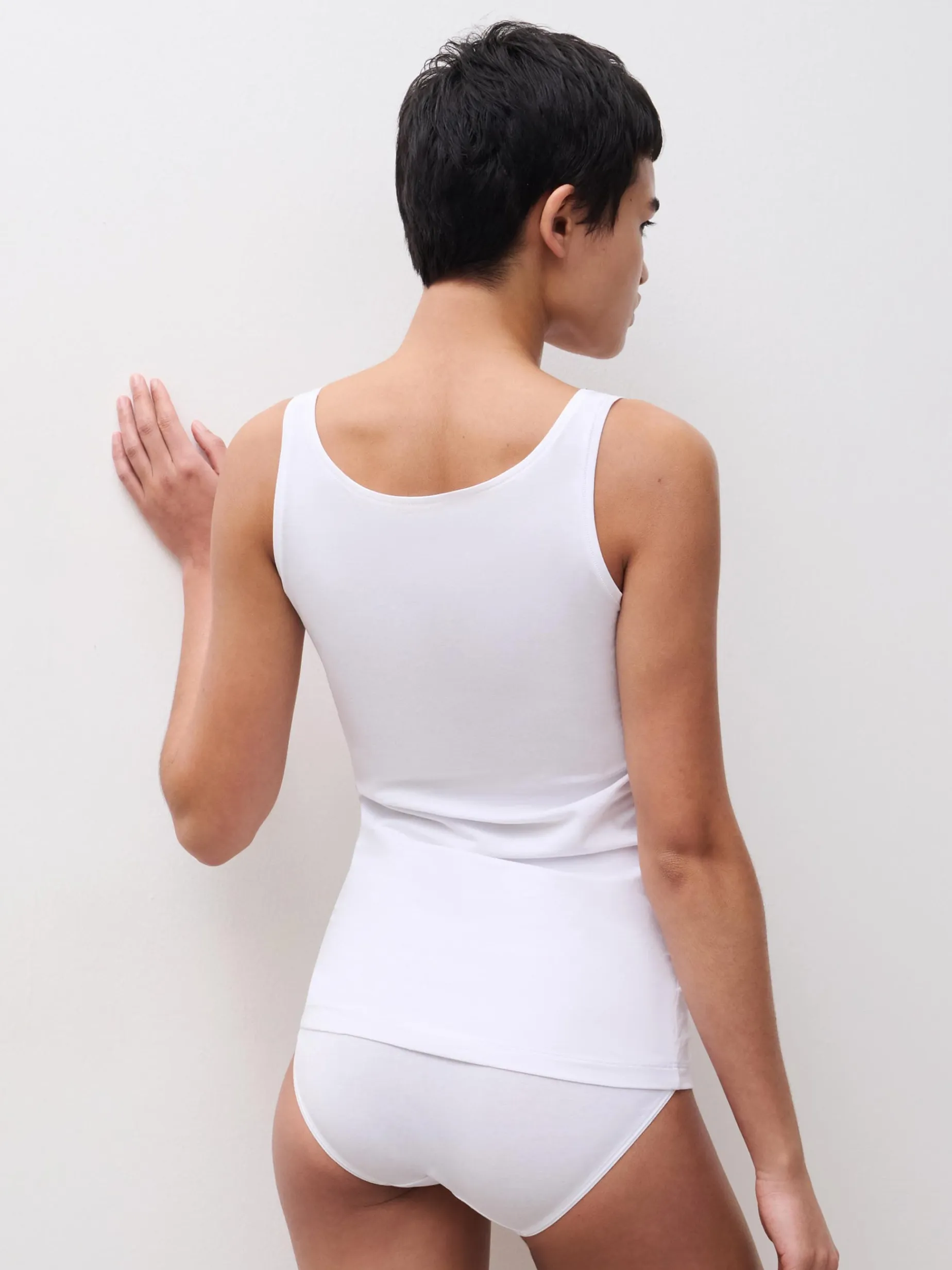 Midi trusse - bomuld - White