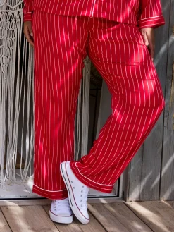 Natbukser - Grey Stripes