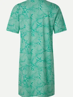 Natkjole - Green Monstera