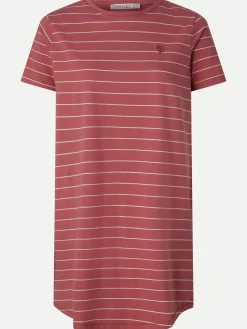 Natkjole - Mauvewood stripe