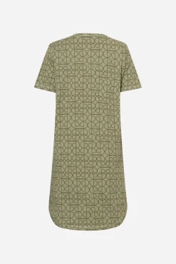 Natkjole med korte ærmer - Green Curves