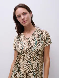Natkjole - Reptile Print