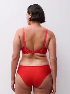 Plunge t-shirt BH - Red