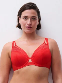 Plunge t-shirt BH - Red