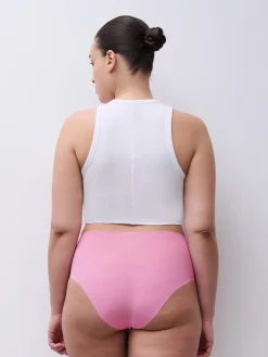 Pulpies Cheeky højtaljet trusse - Marshmallow Pink