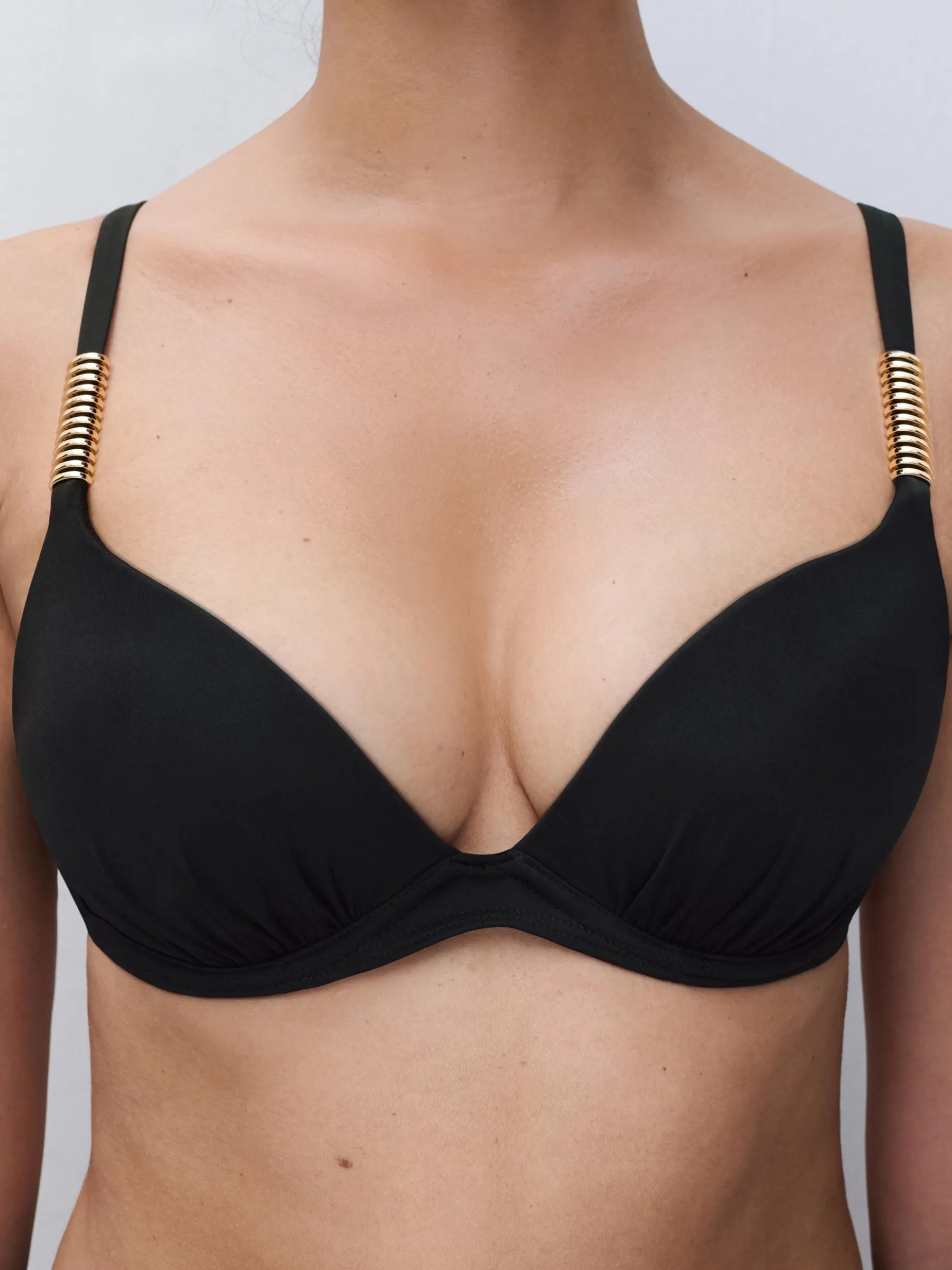 Push up Bikinitop - Sort