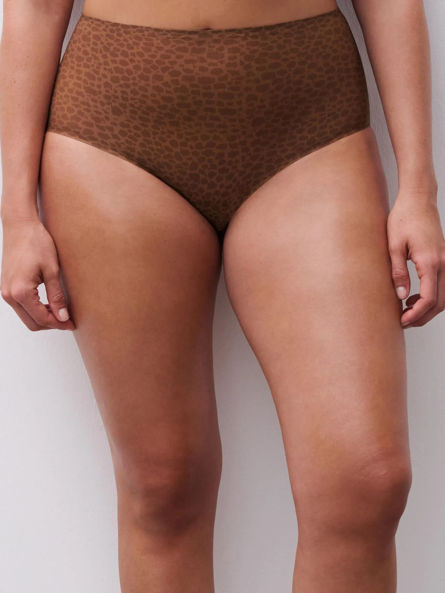 SOFTSTRETCH - Højtaljet Trusse - Wild Brown