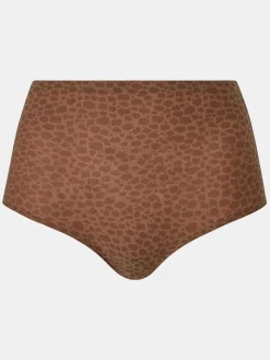 SOFTSTRETCH - Højtaljet Trusse - Wild Brown