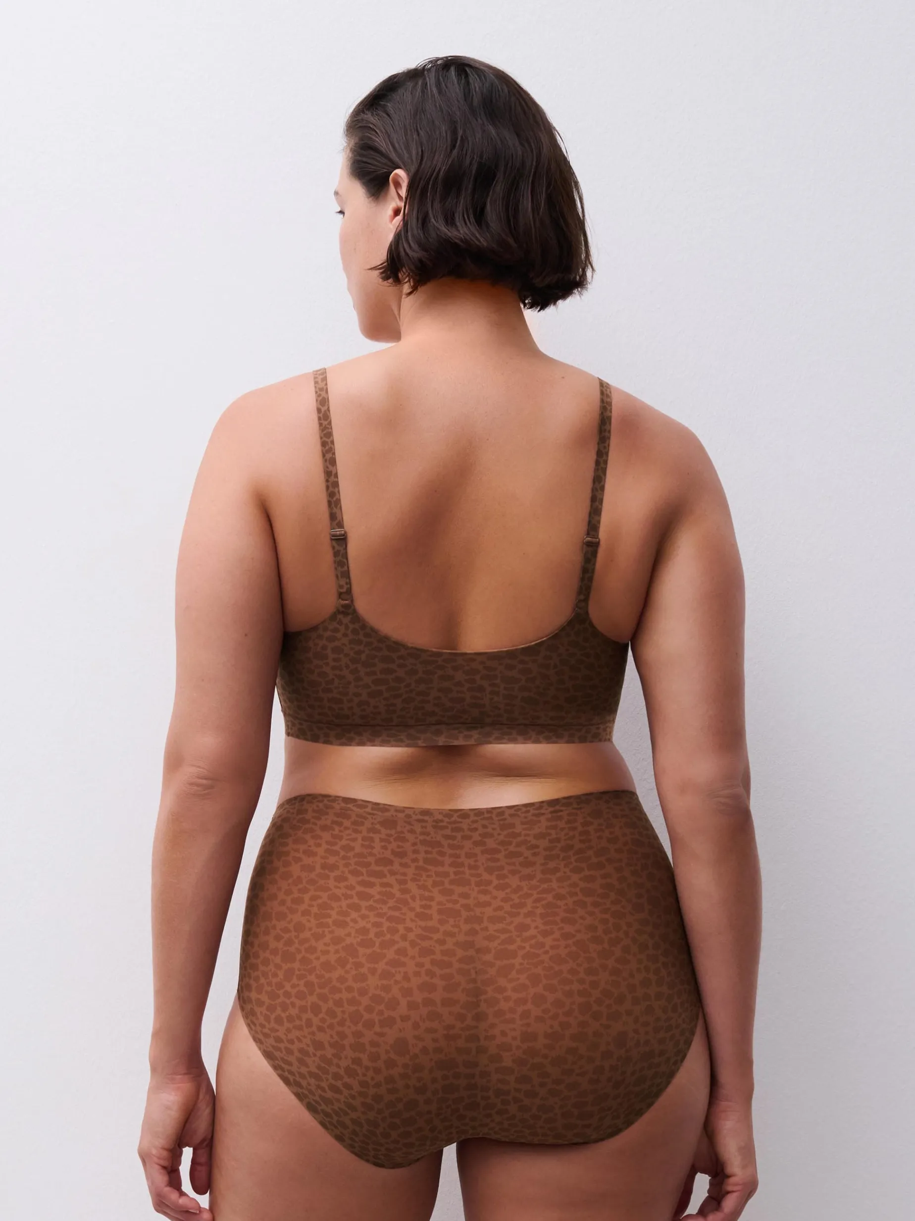 SOFTSTRETCH - Højtaljet Trusse - Wild Brown