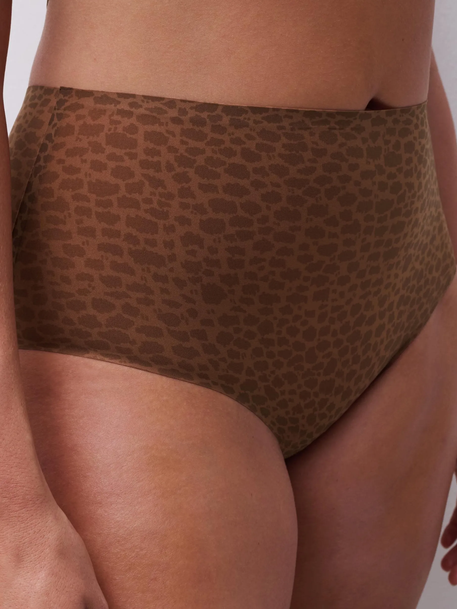 SOFTSTRETCH - Højtaljet Trusse - Wild Brown