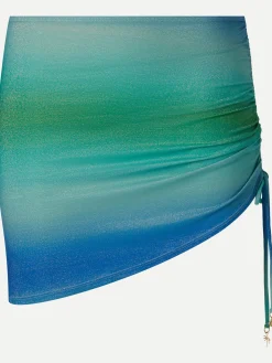 Strandkjole - Green blue gradient