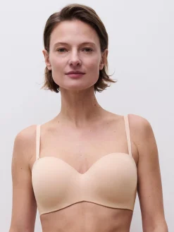 Stropløs t-shirt BH - Golden Beige