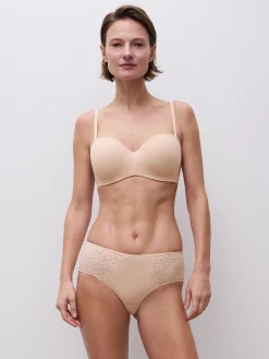 Stropløs t-shirt BH - Golden Beige