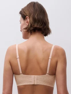 Stropløs t-shirt BH - Golden Beige