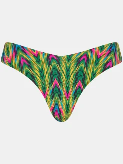Tanga bikinitrusse - Green Rythm