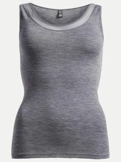 Top -100% merinould - Heather grey