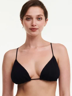 Triangel-bikini-bh - Sort