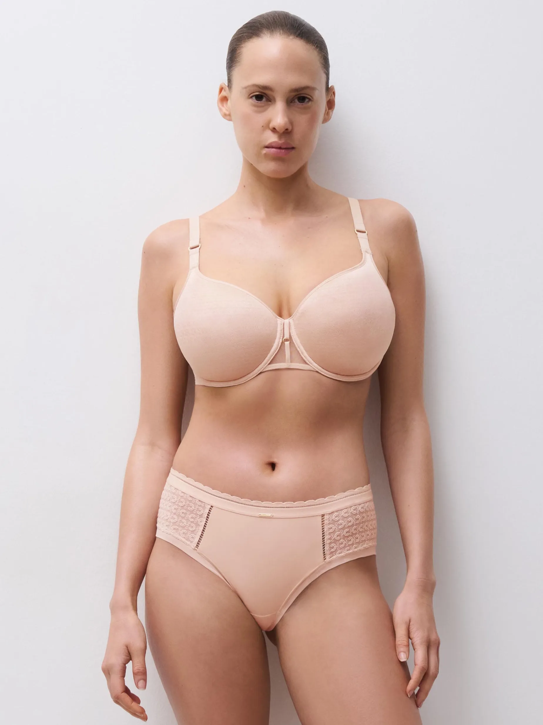T-shirt BH med spacer materiale - Golden Beige