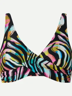 Uforede bikinitoppe - Colored zebra