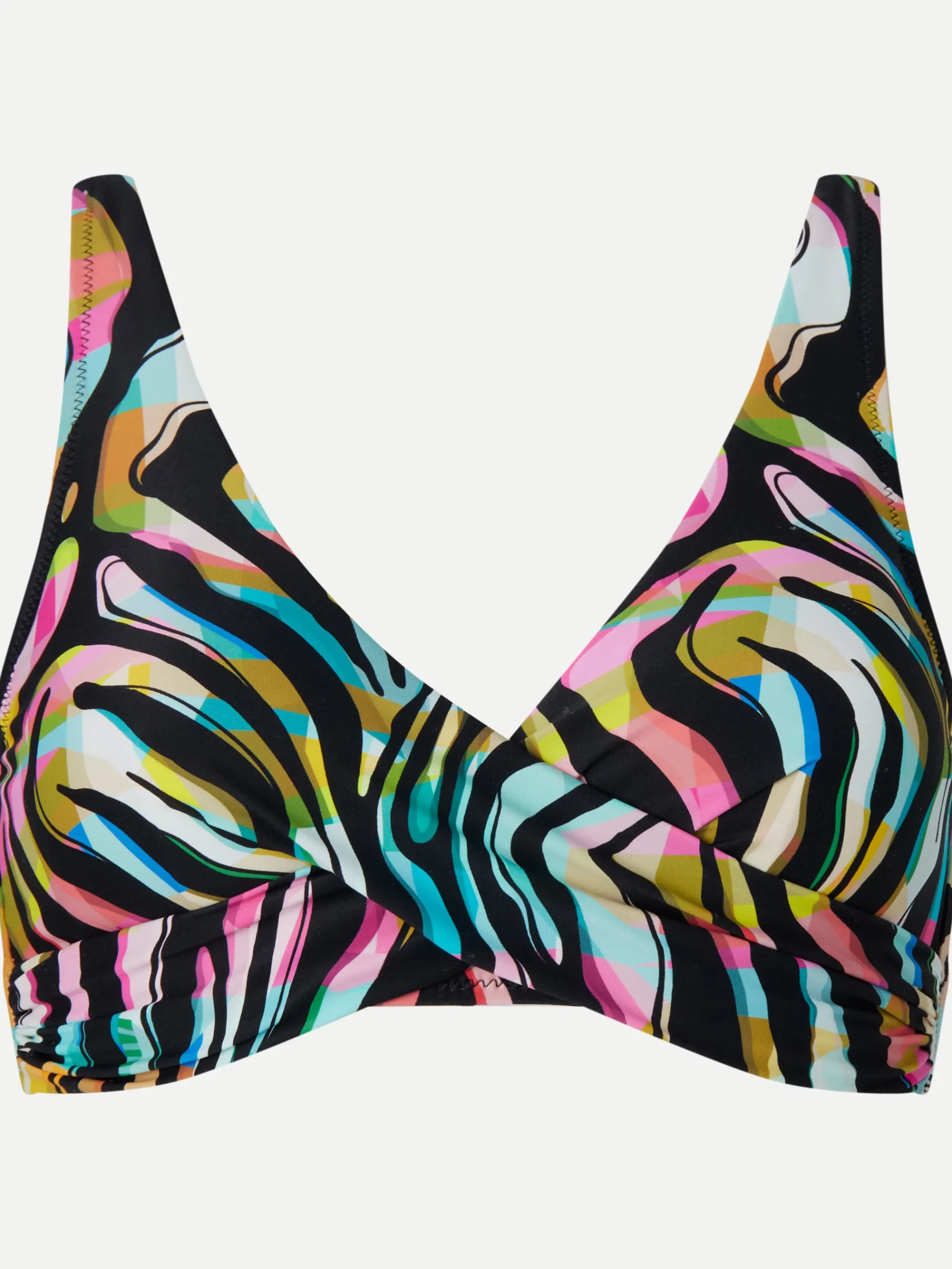Uforede bikinitoppe - Colored zebra