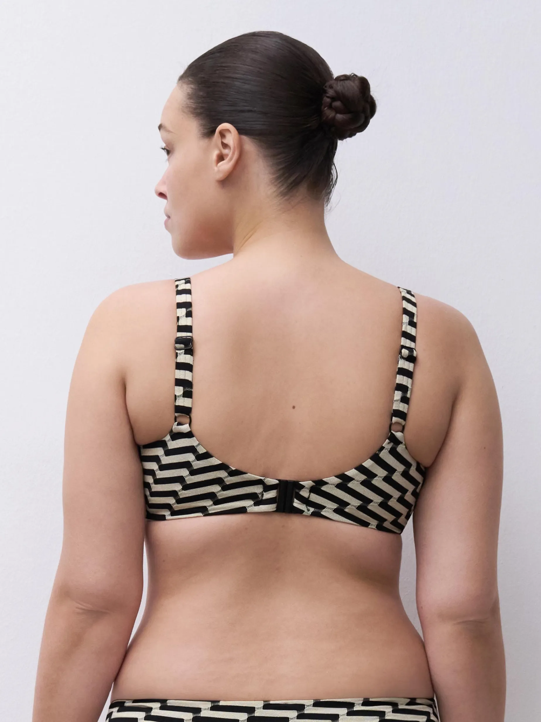 Uforede bikinitoppe - Golden black