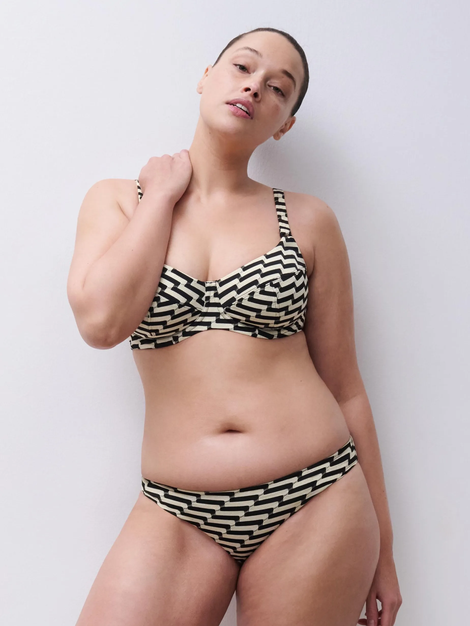 Uforede bikinitoppe - Golden black