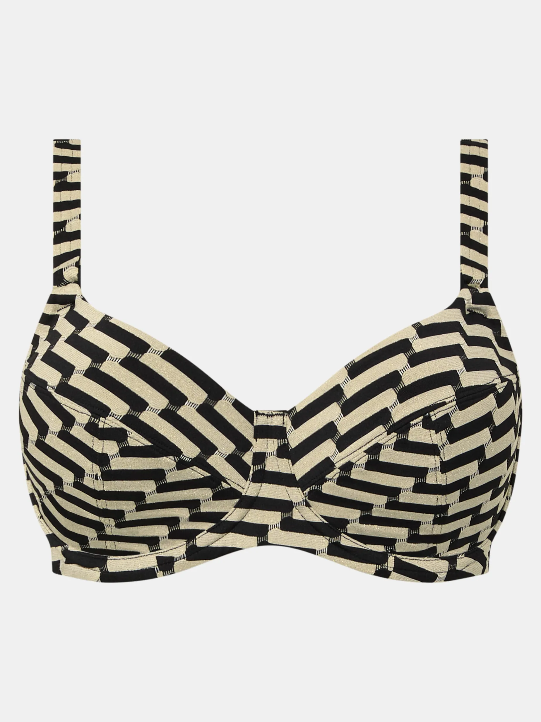 Uforede bikinitoppe - Golden black